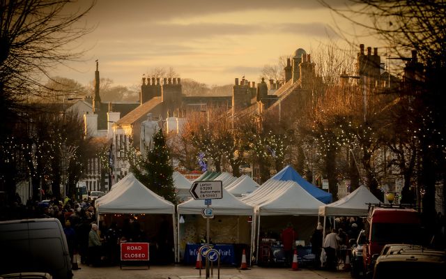 Taste Cumbria Christmas market in Cockermouth